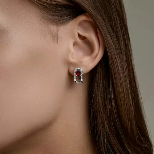 Серьги 92023277 серебро