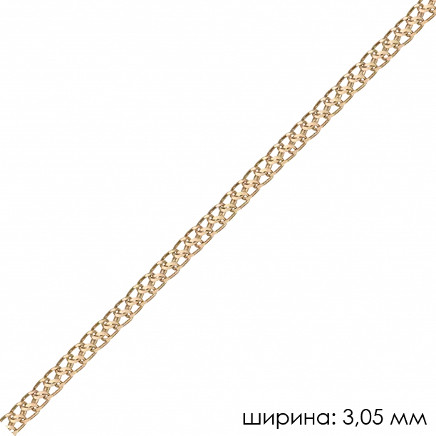 Цепь НЦ22-320Ю-4 d0.50 серебро Полновесная_1