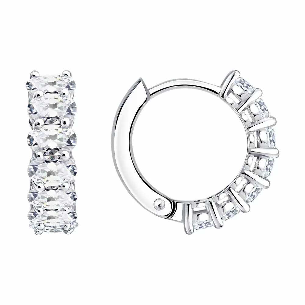 Серьги 94027641-91 серебро