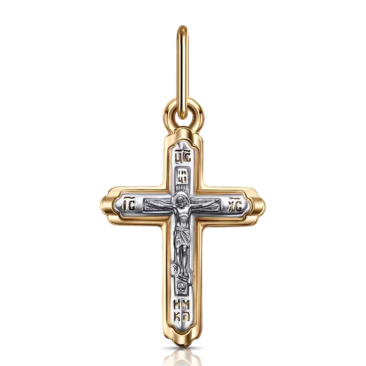 Крест христианский Кр102-2571 золото_0