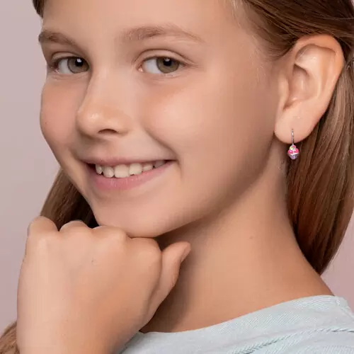 Серьги 94023099 серебро Кекс