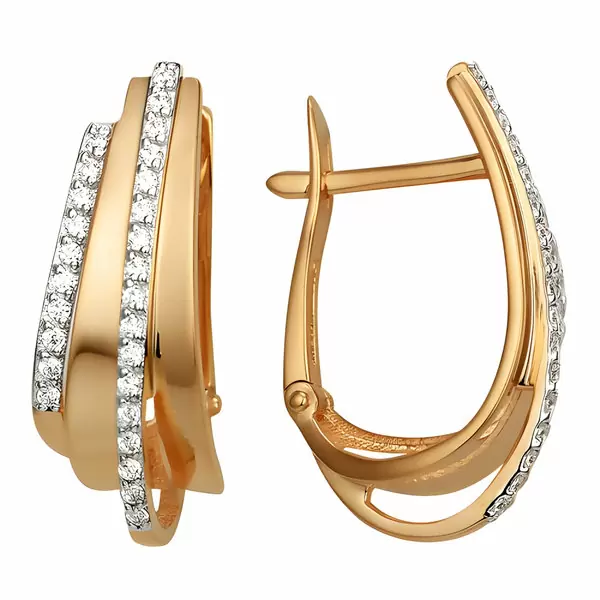Серьги 40163000 золото