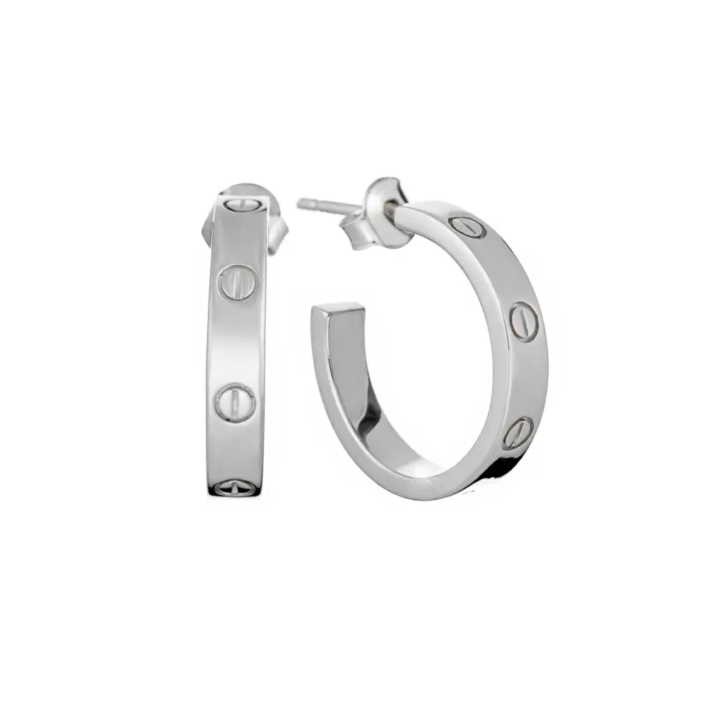 Серьги Cl-E1820-1-X-W-X-X-X серебро Картье винт