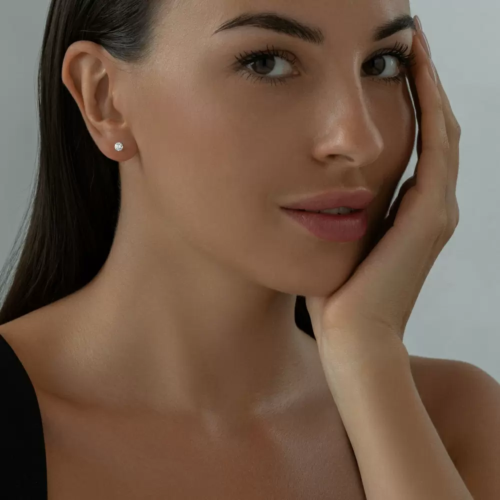 Серьги пусеты 94021746 серебро_2