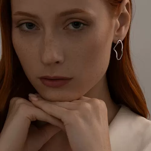 Серьги подвесные 94025899 серебро_2
