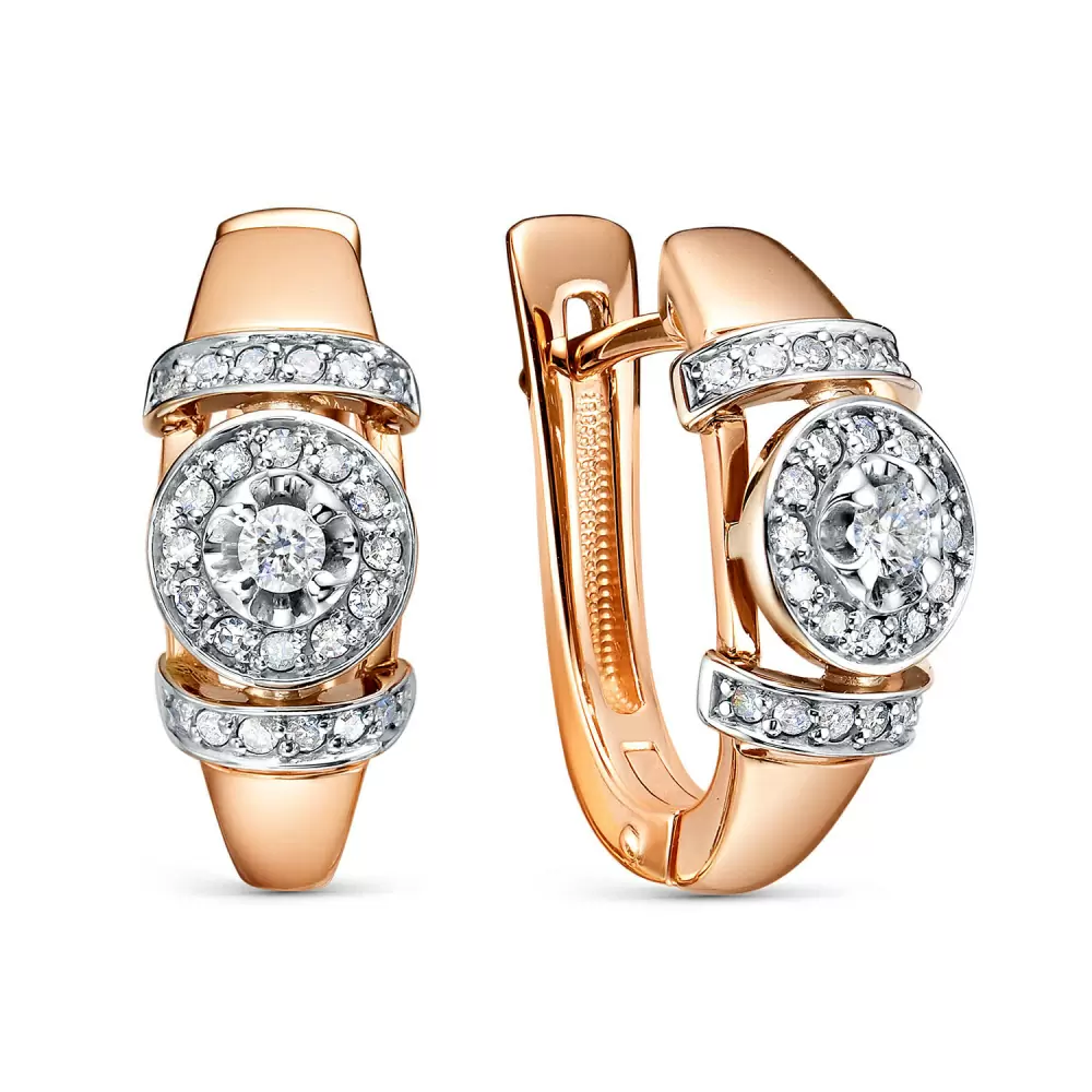 Серьги 12-01869-1000 золото