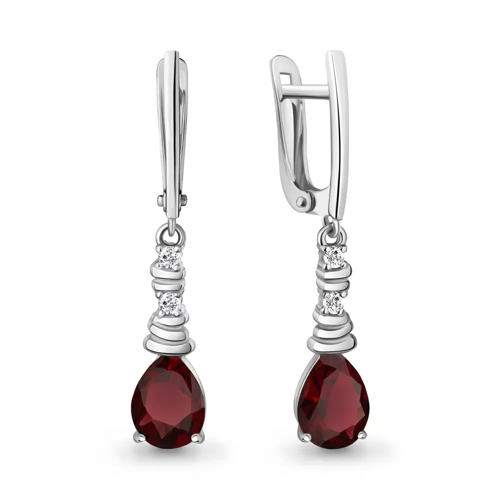 Серьги подвесные 45028803А.5 серебро_0