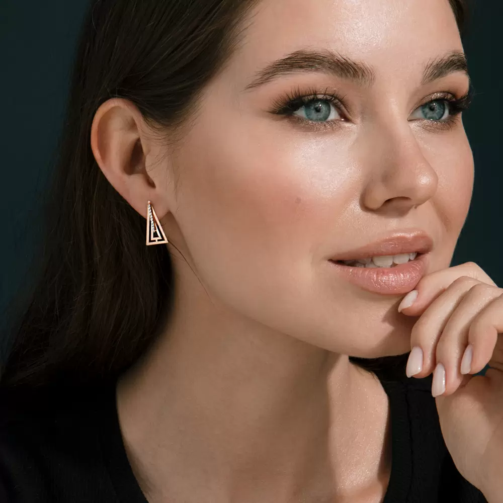 Серьги 500752-1102 золото