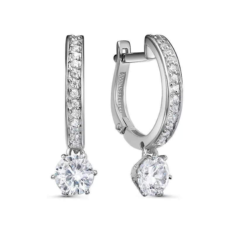 Серьги подвесные б1201524 золото