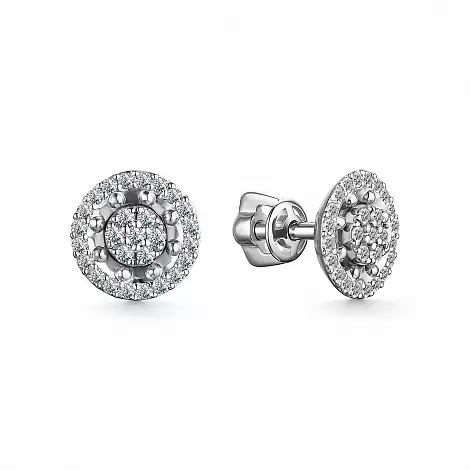 Серьги пусеты 24415-200 золото
