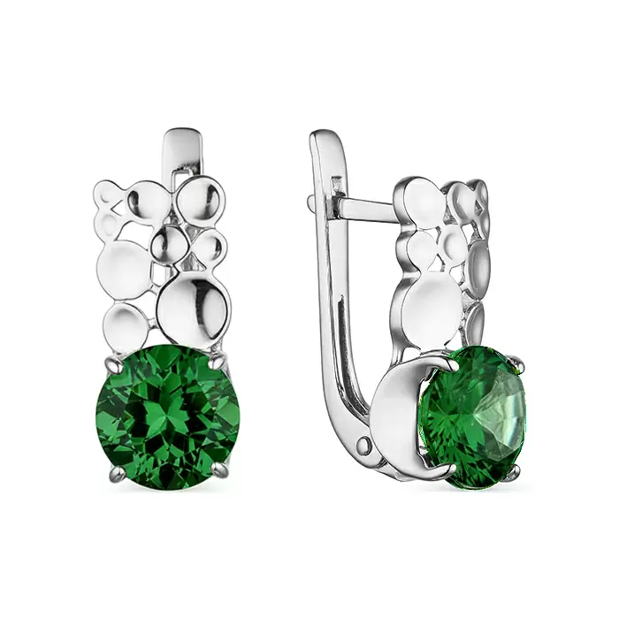 Серьги 2-874 турм серебро