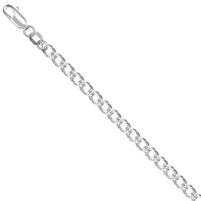 Цепь НЦ22-076Ю-3 d0.60  серебро Полновесная