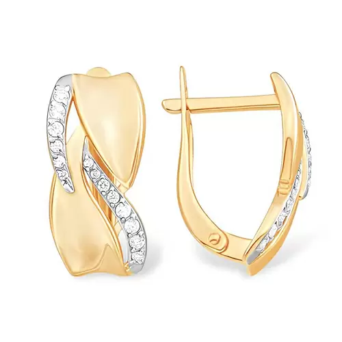 Серьги С73222310 золото
