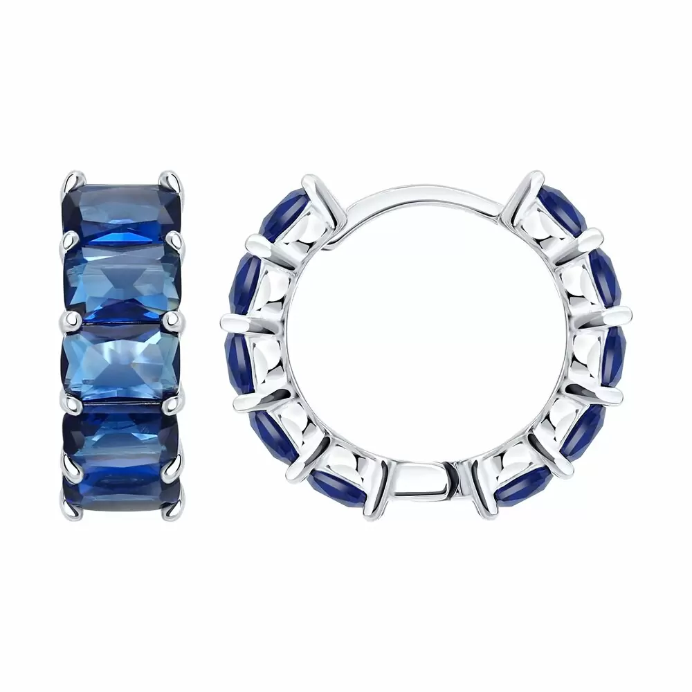 Серьги дорожка 94027609-91 серебро