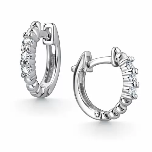 Серьги конго 02-4721.00КЦ-00 серебро