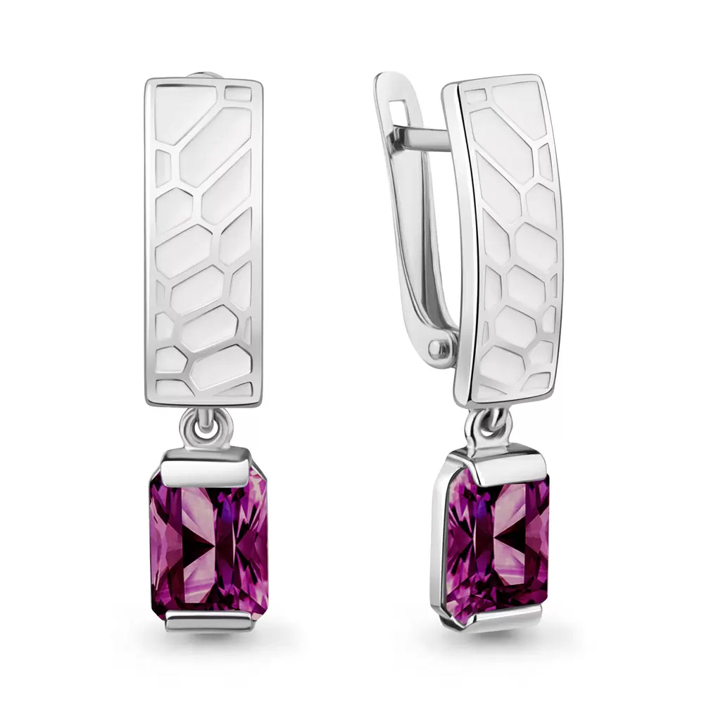 Серьги подвесные 4963384.5 серебро