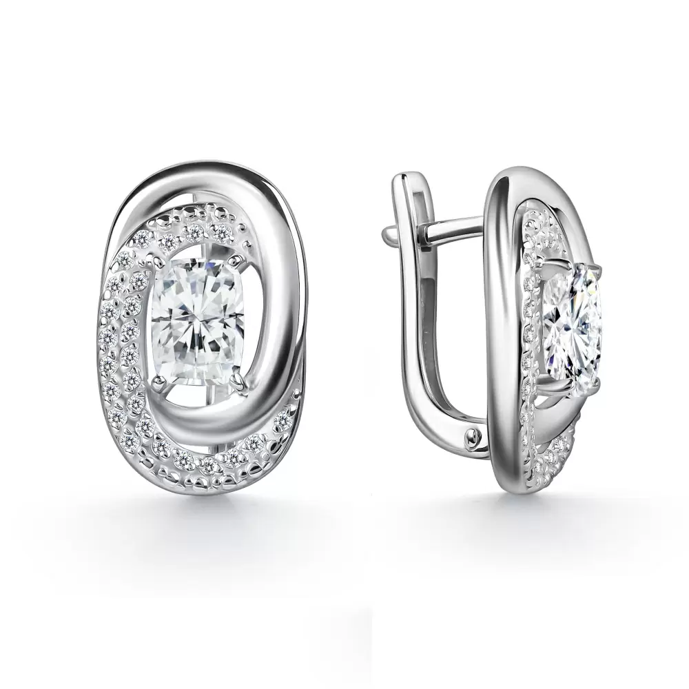 Серьги 02-5386.00ГХ-00 серебро