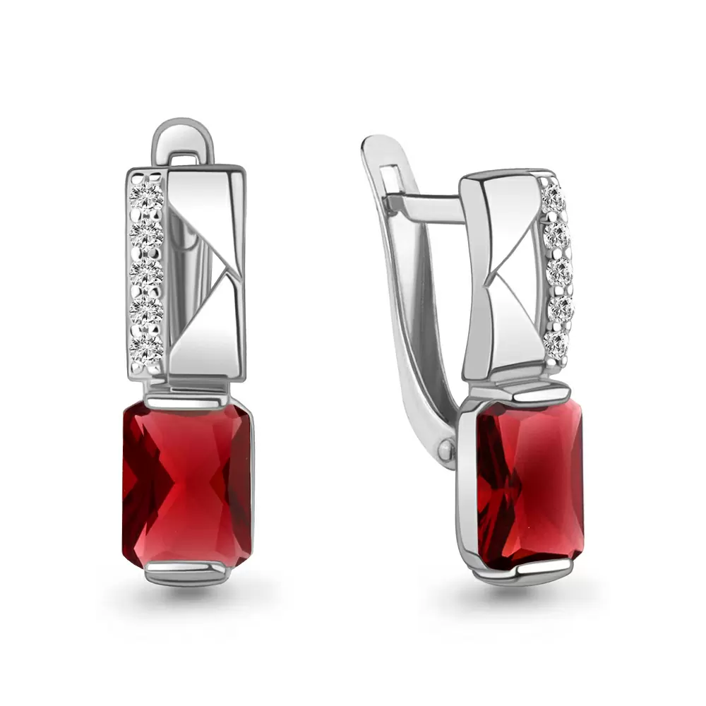 Серьги 4966685А.5 серебро
