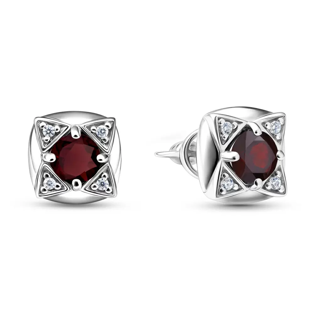 Серьги пусеты 02-5694.00ГР-00 серебро