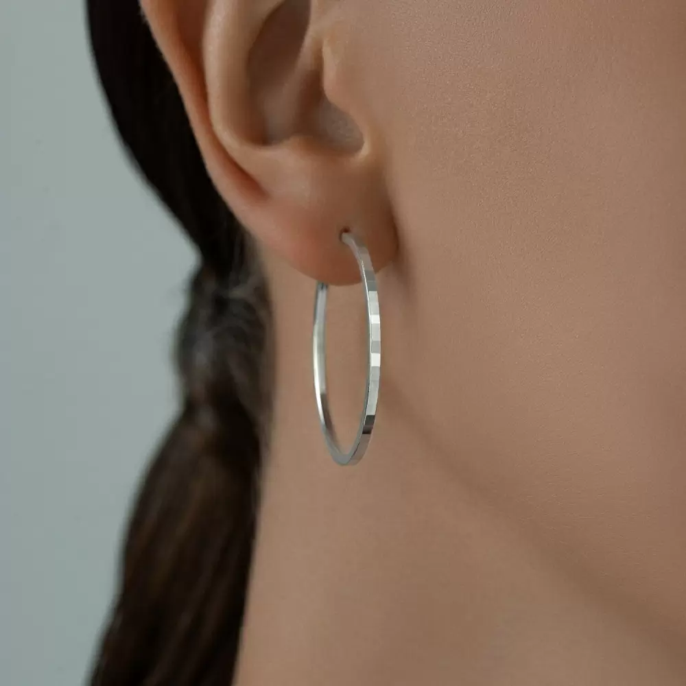 Серьги конго 94140075 серебро_2
