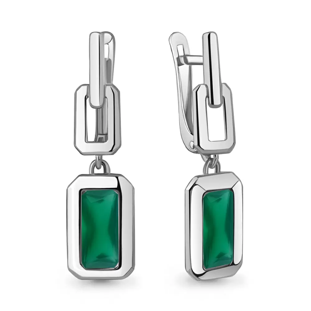 Серьги подвесные 4963709.5 серебро