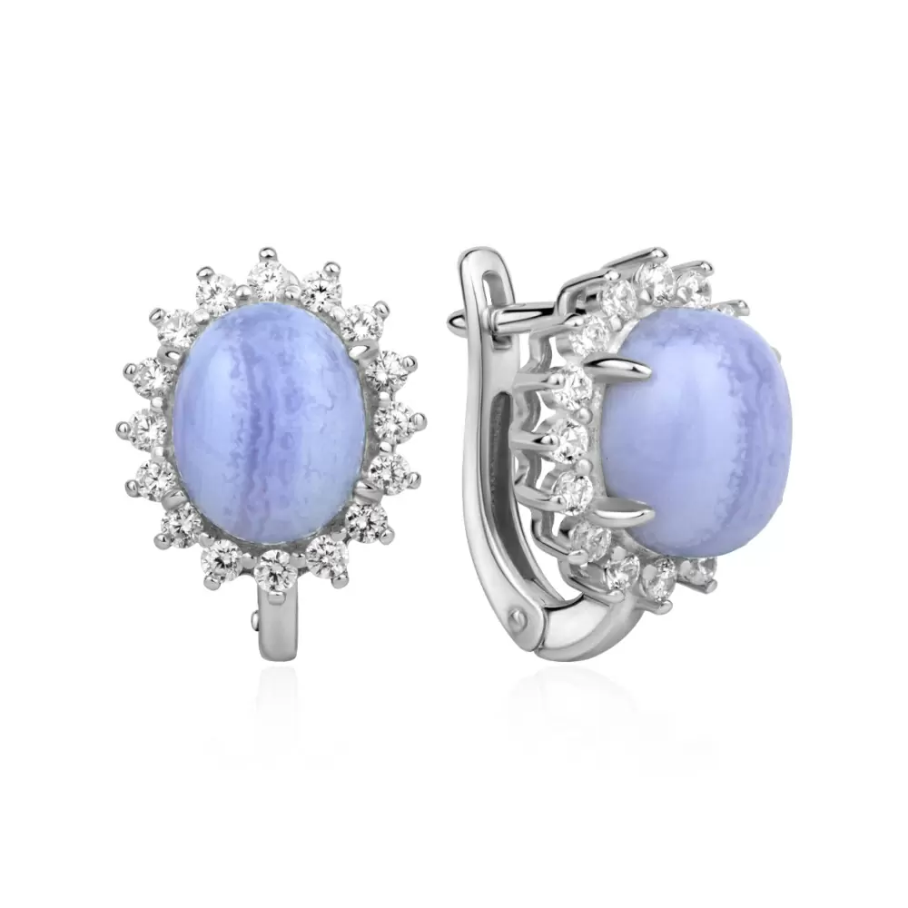 Серьги 2340396606-84 серебро