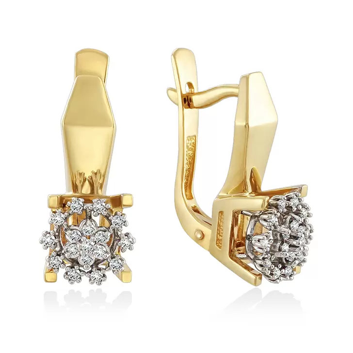 Серьги 82045 золото