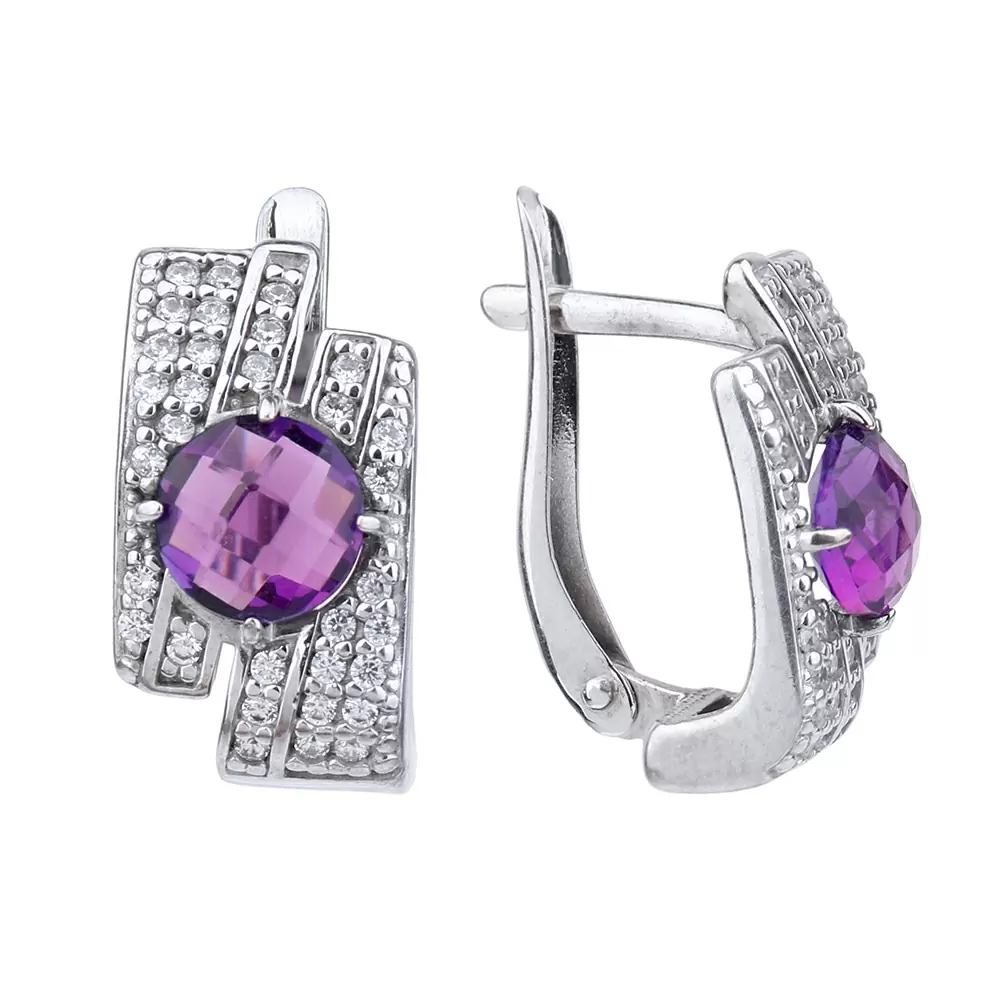Серьги 207230-001-0019 серебро