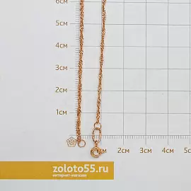 Браслет классический 611203022 золото Пустотелый_1