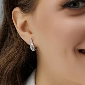 Серьги один камень 02-4293.00ТБ-00 серебро_2