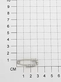 Булавка 04-2974.00КЦ-00 серебро веточка_1