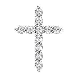 Крест декоративный 0800237-00775 серебро_0