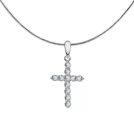Крест декоративный ПДР0030В серебро