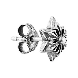 Серьги пусета одиночная RH151008.1 серебро Звезда_0