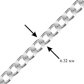 Цепь НЦ22-002Ю-3 d1.80 серебро Полновесная_1