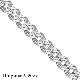 Браслет классический НБ22-200Ю-3 d1.00* серебро Полновесный_1