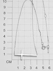 Колье 06-3691.0000-00 серебро Крест_1