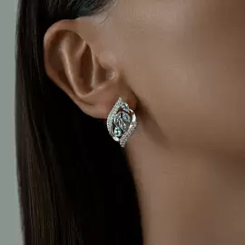 Серьги 92021509 серебро_1