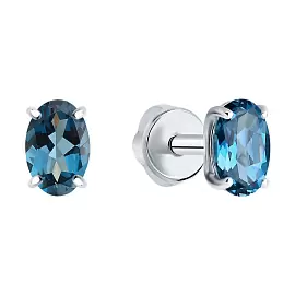 Серьги пусеты 92021091 серебро_0