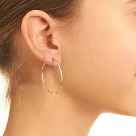 Серьги конго с725р серебро_1