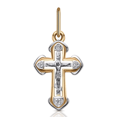 Крест христианский Кр102-2560 золото