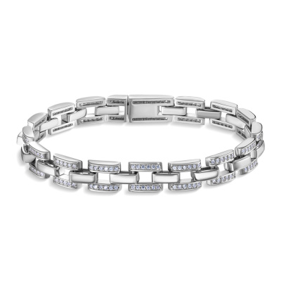Браслет из серебра с цирконом LX-BL0054