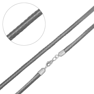 Шнур текстильный из серебра Л608-4т60
