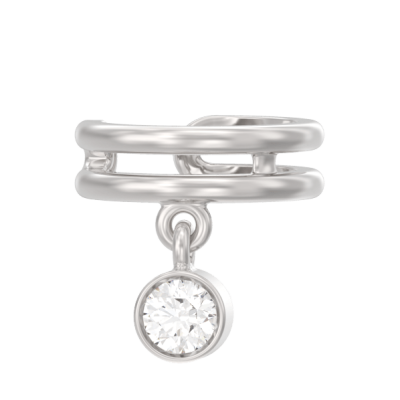 Серьги кафф 1046342-01210 серебро