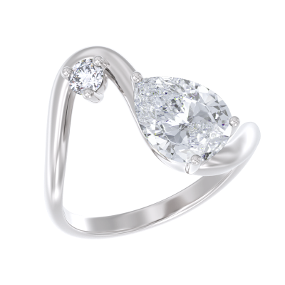 Кольцо 1054671-01110 серебро