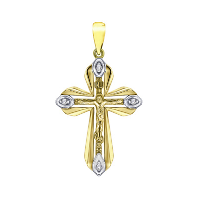 Крест христианский Т93206840 золото Полновесный