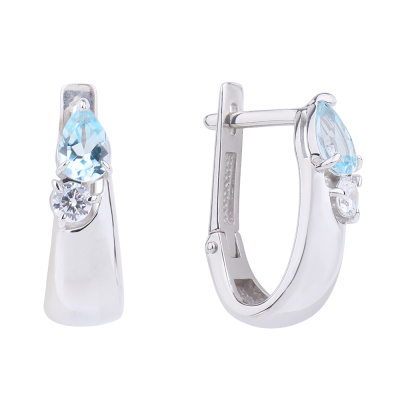 Серьги 209371-002-0019 серебро