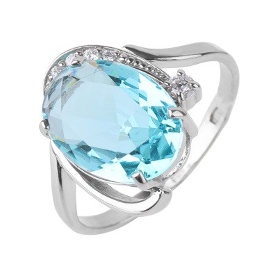 Кольцо 10535с ф серебро