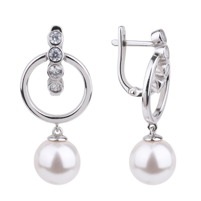 Серьги подвесные 1049392-01150-2S серебро