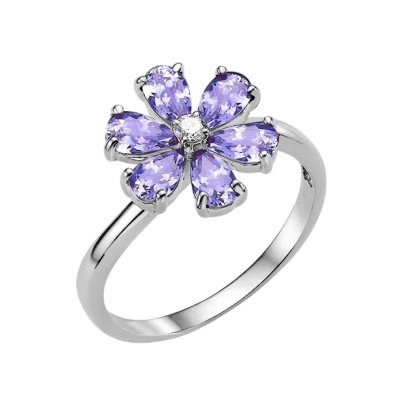 Кольцо М10182-228 золото Цветок